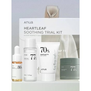 Anua Soothing Trial Kit,  Σετ με 4 δημοφιλή προιόντα σε mini συσκευασίες