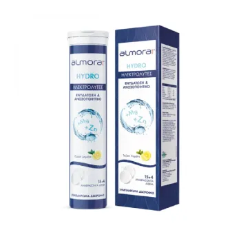 Almora Plus Hydro Electrolytes με Γεύση Λεμόνι Ενυδάτωση και Ανοσοποιητικό 20 Αναβράζοντα Δισκία