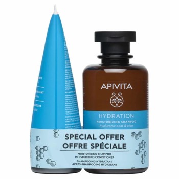 Apivita Set Hydration Moisturizing Shampoo 250ml and Conditioner 150ml