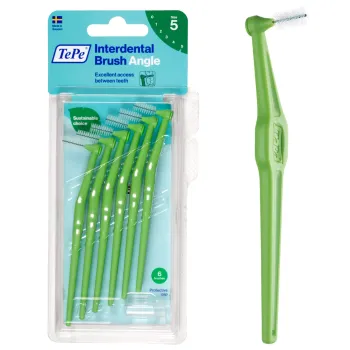 TePe Angle Interdental Brush 0.8mm (6 Τεμάχια) - Πράσινο