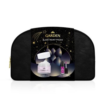 Garden Black Velvet Pouch Αντιρυτιδική Κρέμα με Υαλουρονικό Οξύ 50ml + Mini υγρό ματ κραγιόν μακράς διαρκείας Vivid Magenta 04