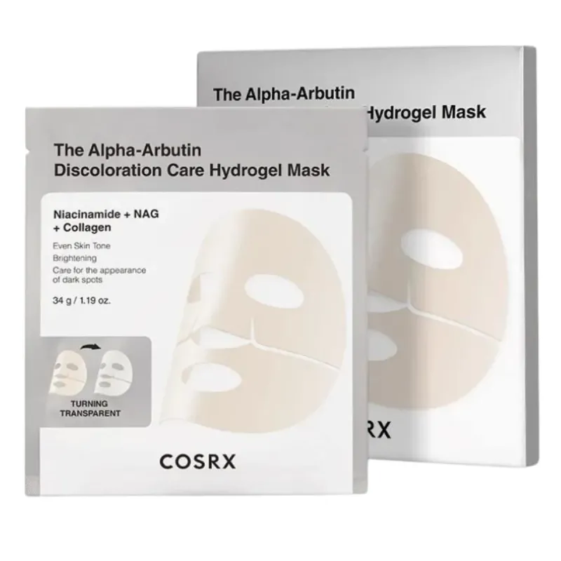 COSRX The Alpha-Arbutin Discoloration Care Hydrogel Mask,  Μάσκα υδρογέλης με Άλφα-Αρβουτίνη 34gr