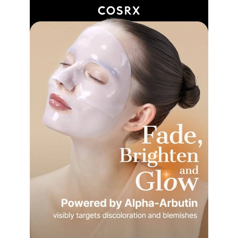 COSRX The Alpha-Arbutin Discoloration Care Hydrogel Mask,  Μάσκα υδρογέλης με Άλφα-Αρβουτίνη 34gr