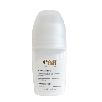 E68 Deo cream Roll On Woman Sensitive Skin 48H 50ml
