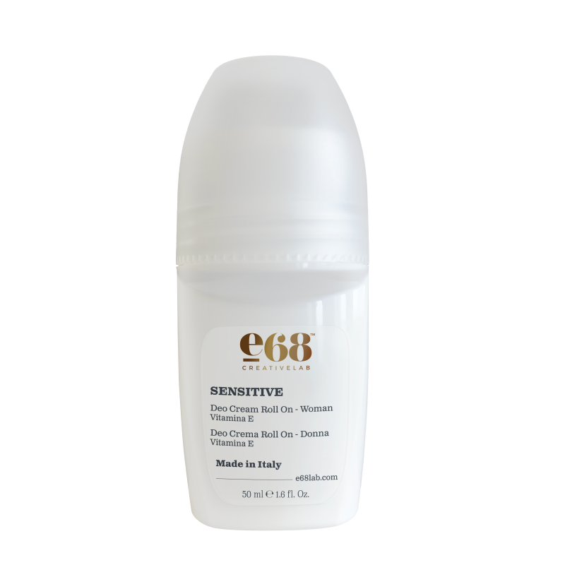 E68 Deo cream Roll On Woman Sensitive Skin 48H 50ml