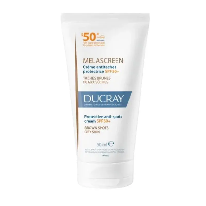 DUCRAY MELASCREEN Προστατευτική κρέμα κατά των κηλίδων SPF50+, 50 ml