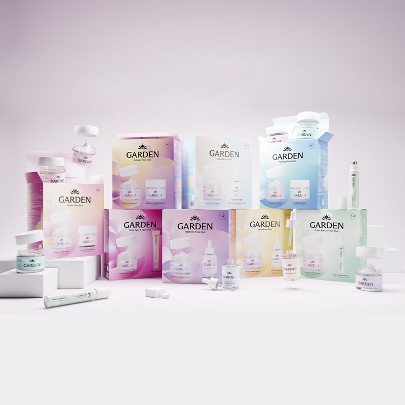 Garden Set Lift Eyes & Face Duo Αντιρυτιδική Κρέμα με Υαλουρονικό Οξύ 50ml + Κρέμα Ματιών με Καφεΐνη & Δονούμενο Απλικατέρ 20ml