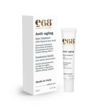 E68 Anti-aging Eye contour with Hyaluronic Acid, κρέμα ματιών με υαλουρονικό οξ΄ύ 15ml