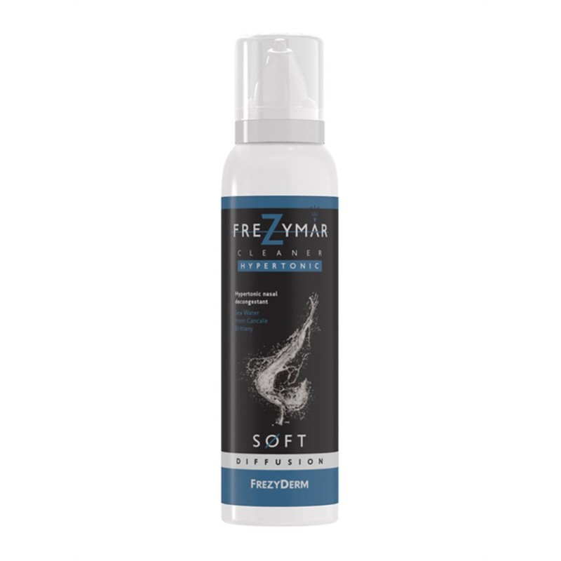 Frezyderm Frezymar Cleaner Hypertonic Soft Ρινικό Αποσυμφορητικό Διάλυμα, 120ml