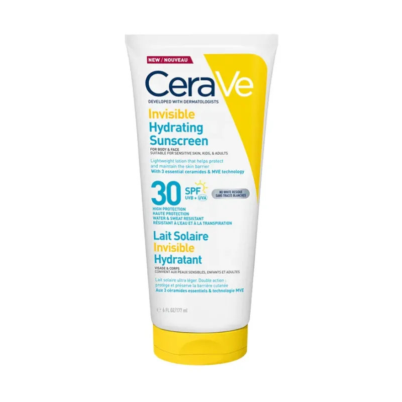 CeraVe Sun Invisible Hydrating SPF30 Αντηλιακό Προσώπου & Σώματος 75ml