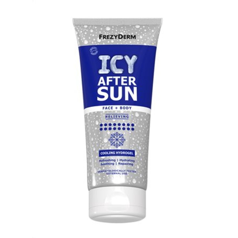Frezyderm Icy After Sun, Υδρογέλη Αποκατάστασης του Δέρματος μετά τον ήλιο για Πρόσωπο και Σώμα, 200ml