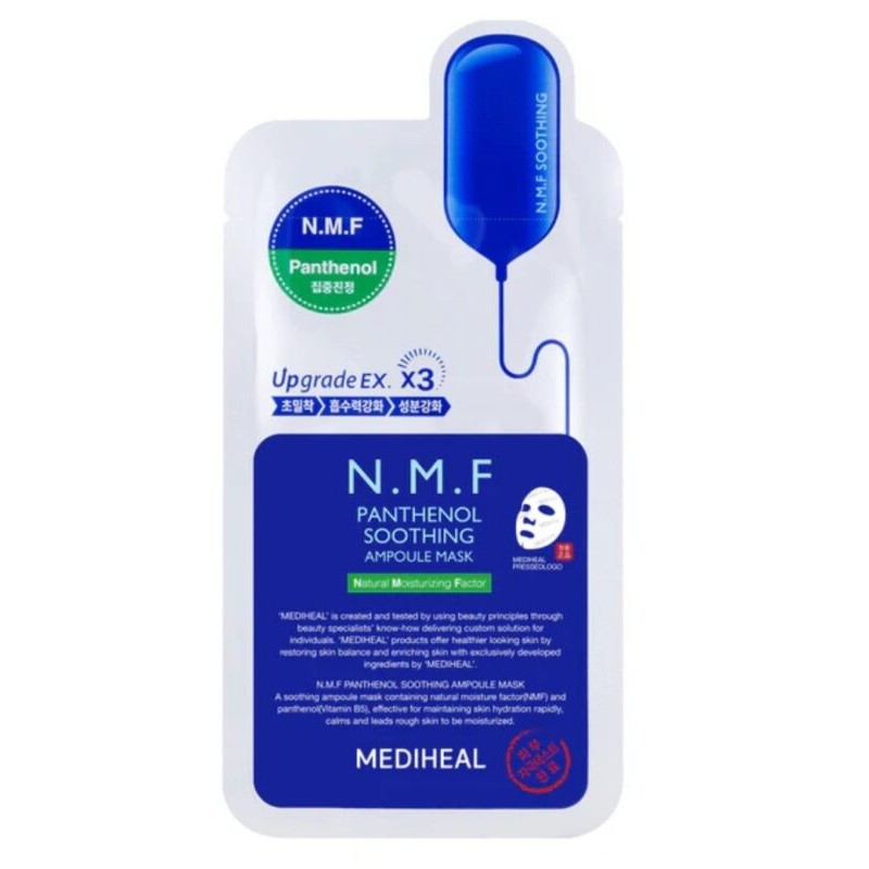 Mediheal N.M.F Panthenol Soothing Ampoule Mask – Υφασμάτινη Μάσκα Καταπράυνσης, Ενυδάτωσης & Κατά της Ερυθρότητας 27ml