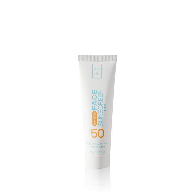 Lavish Care Invisible Sunscreen SPF50 – Διάφανο Αντηλιακό Προσώπου με Βελούδινη Υφή 50ml