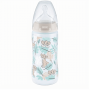 Nuk First Choice Plus Disney The Lion King Πλαστικό Μπιμπερό με Δείκτη Ελέγχου Θερμοκρασίας 6-18M  300ml