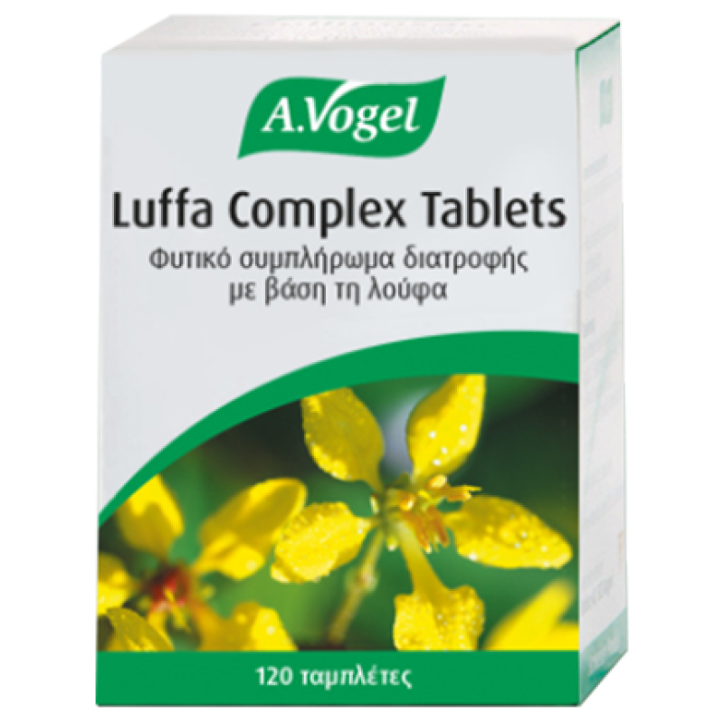 A.Vogel Luffa Complex Tablets φυτικό συμπλήρωμα διατροφής με ισχυρή αντιοξειδωτική δράση 120 tabs 