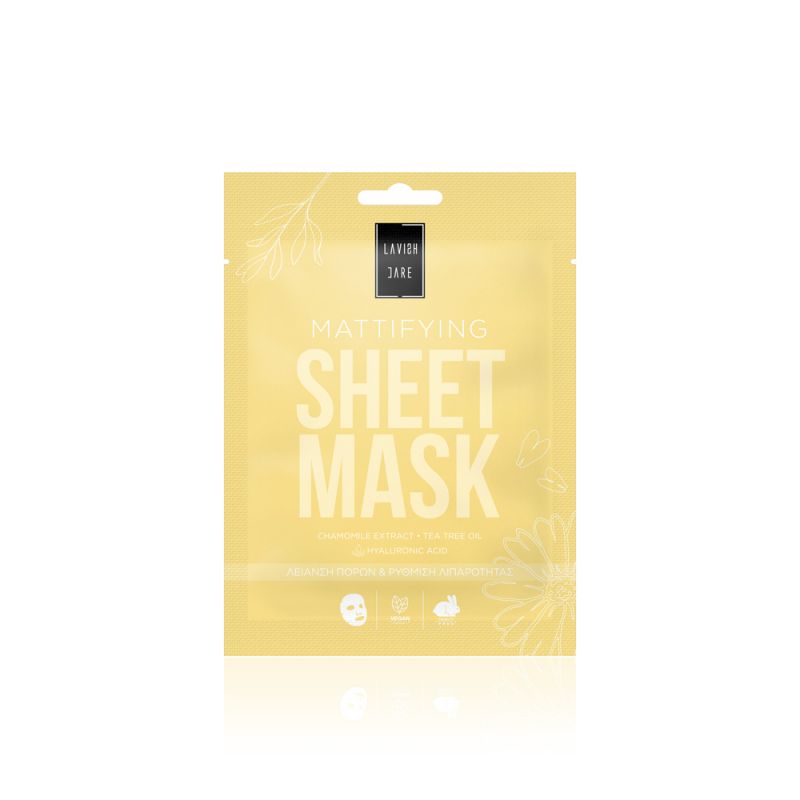 Lavish Care Mattifying Face Sheet Mask Μάσκα Προσώπου Κατά της Λιπαρότητας, 25g