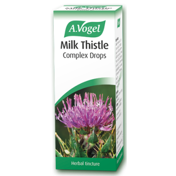 A.Vogel Milk Thistle Complex Drops Φυτικό συμπλήρωμα διατροφής για τη φυσιολογική λειτουργία του ήπατος, 50ml   