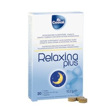 Cosval Relaxina Plus Συμπλήρωμα Διατροφής με Μελατονίνη κατά της Αϋπνίας, 20 tabs