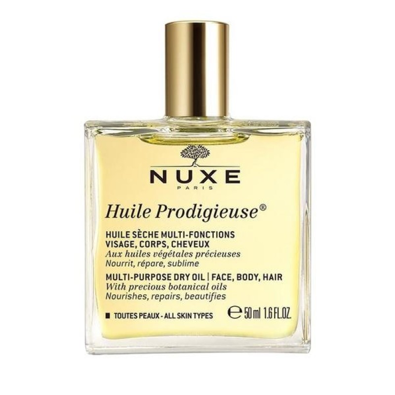 Nuxe Huile Prodigieuse Ξηρό Λάδι για Πρόσωπο, Σώμα & Μαλλιά, 50ml