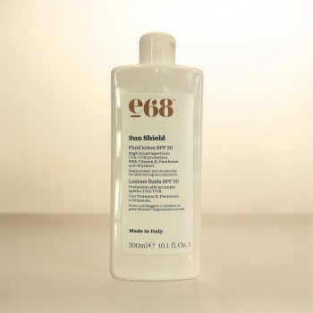 e68 Sun Shield Fluid Lotion SPF 30 Λεπτόρρευστο Αντηλιακό Γαλάκτωμα Υψηλής Προστασίας Προσώπου & Σώματος (300ml)