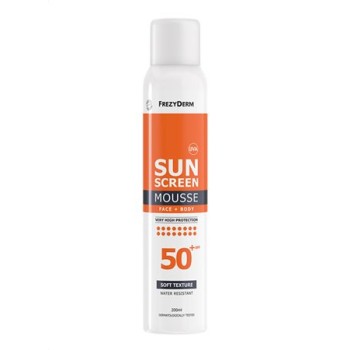 Frezyderm Sun Screen Invisible SPF50+,  Αντηλιακό Διάφανο Spray Προσώπου και Σώματος με SPF50+, 200ml