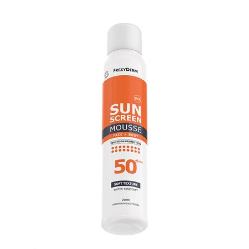 Frezyderm Sun Screen Invisible SPF50+,  Αντηλιακό Διάφανο Spray Προσώπου και Σώματος με SPF50+, 200ml