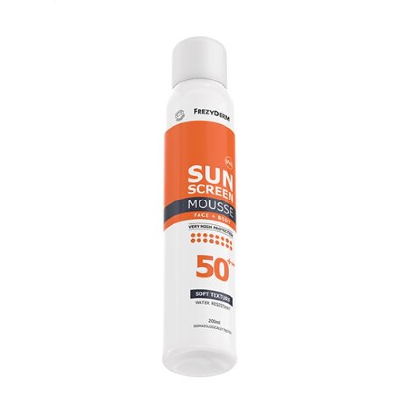 Frezyderm Sun Screen Invisible SPF50+,  Αντηλιακό Διάφανο Spray Προσώπου και Σώματος με SPF50+, 200ml
