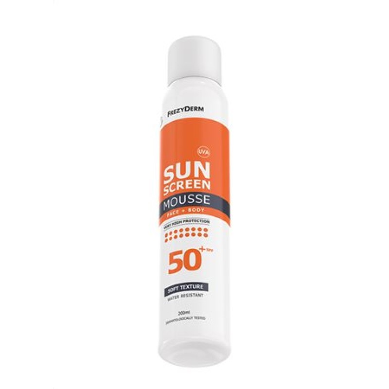 Frezyderm Sun Screen Invisible SPF50+,  Αντηλιακό Διάφανο Spray Προσώπου και Σώματος με SPF50+, 200ml