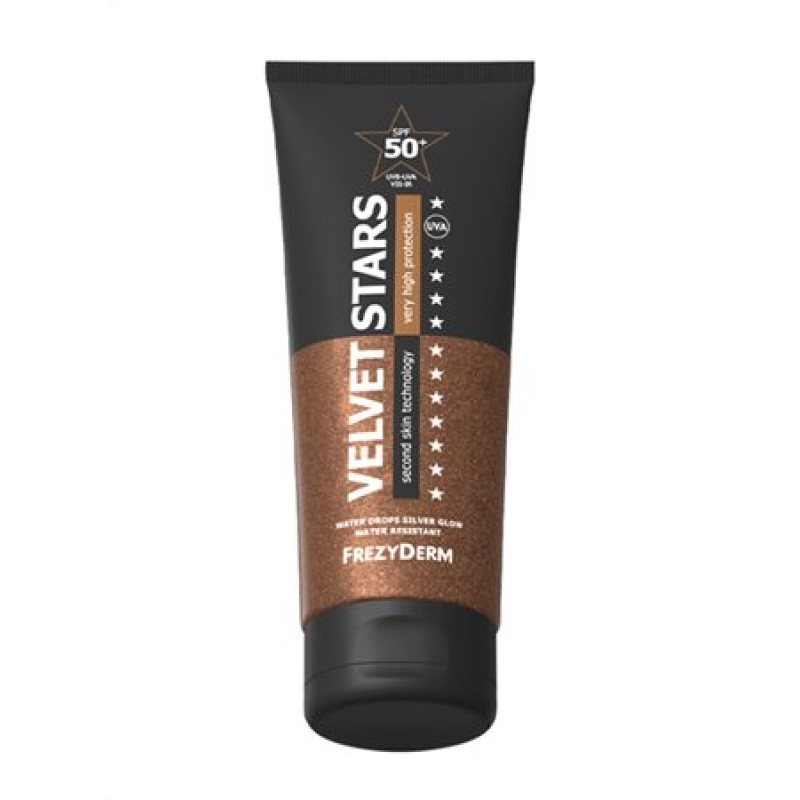 Frezyderm Velvet Stars SPF50+ Αντηλιακό βελούδινης υφής με λάμψη 175ml