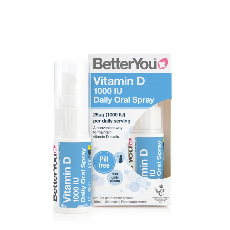 Better You Vitamin D3 1000 iu oral Spray Βιταμίνης D3 σε Σπρέι, 15ml