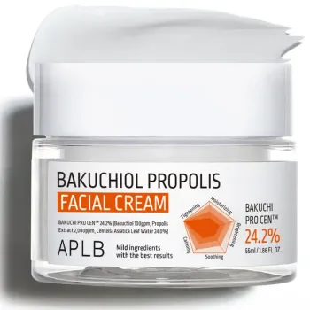 APLB Bakuchiol Propolis Facial Cream, Ενυδατική & Αντιγηραντική Κρέμα Προσώπου Ενυδατική Κρέμα, 55 ml