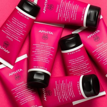 Apivita Tonic Conditioner,  Τονωτική Κρέμα Μαλλιών για Αδύναμα Μαλλιά & Κατά της Τριχόπτωσης 150ml