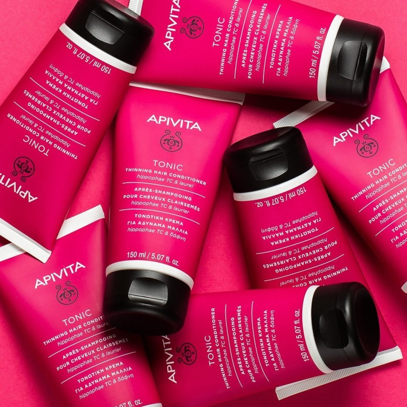 Apivita Tonic Conditioner,  Τονωτική Κρέμα Μαλλιών για Αδύναμα Μαλλιά & Κατά της Τριχόπτωσης 150ml