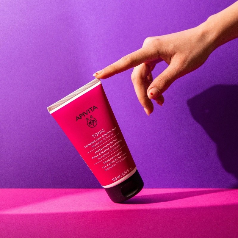 Apivita Tonic Conditioner,  Τονωτική Κρέμα Μαλλιών για Αδύναμα Μαλλιά & Κατά της Τριχόπτωσης 150ml