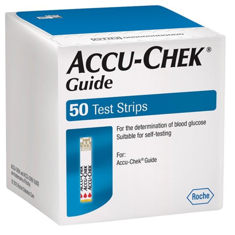 Roche Accu-Chek Guide Ταινίες Μέτρησης Σακχάρου 50τμχ