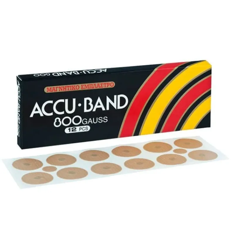 AccuBand 800 Gauss Μαγνητικό Έμπλαστρο 12 τεμαχίων