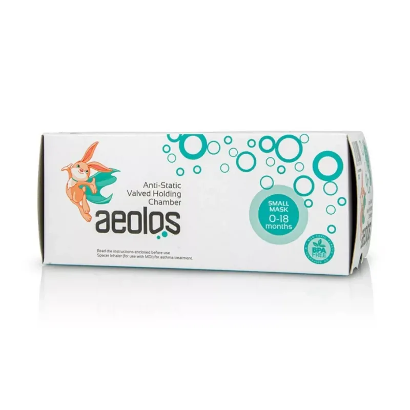 Aeolos Αεροθάλαμος Εισπνοών με Μάσκα για Παιδιά 0-18m