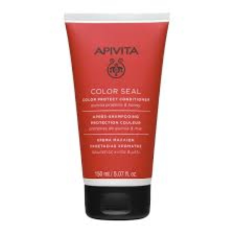 Apivita Color Seal Color Protect Conditioner Μαλακτική Κρέμα Προστασίας Χρώματος 150ml