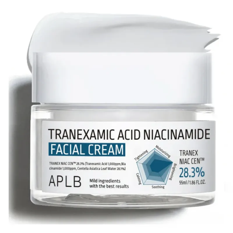 APLB Tranexamic Acid Niacinamide Facial Cream, Λευκαντική & Ενυδατική Κρέμα Προσώπου 55 ml