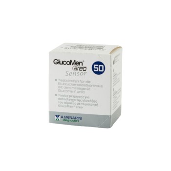 Glucomen Areo Sensor, Ταινίες μέτρησης σακχάρου, 50 Strips