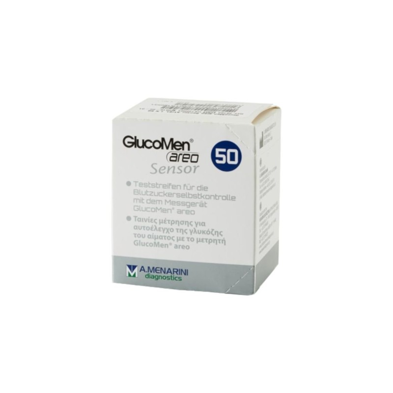 Glucomen Areo Sensor, Ταινίες μέτρησης σακχάρου, 50 Strips