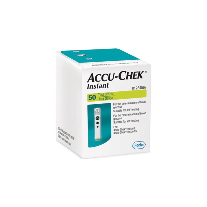 Roche Accu-Chek Instant, ταινίες μέτρησης σακχάρου, 50 Strips