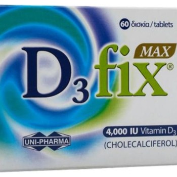 Uni-pharma D3 Fix Max 4000 Mg 60 Tabs