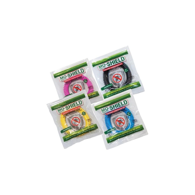 Mo-Shield Insect Repellent Band Απωθητικό Βραχιόλι για Κουνούπια, 1 τεμάχιο