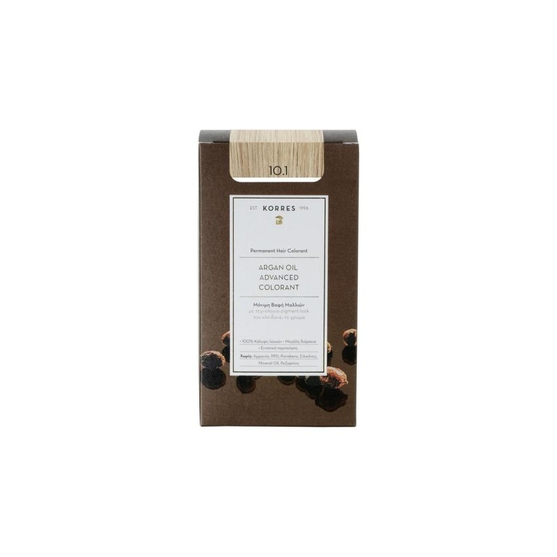 Korres Argan Oil Advanced Colorant 10.1 Ξανθό Πλατίνας Σαντρέ