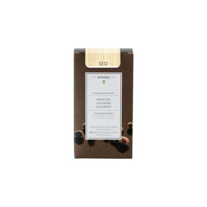 Korres Argan Oil Advanced Colorant 12.0 Ξανθό Special Blonde
