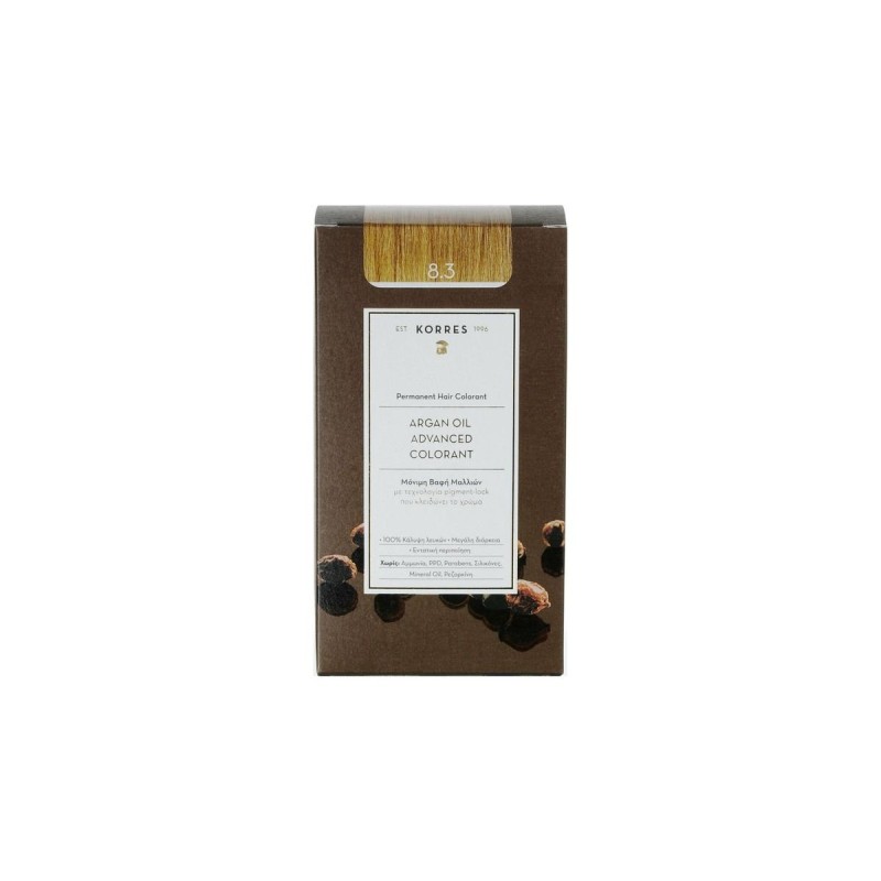 Korres Argan Oil Advanced Colorant 8.3 Ξανθό Ανοιχτό Μελί