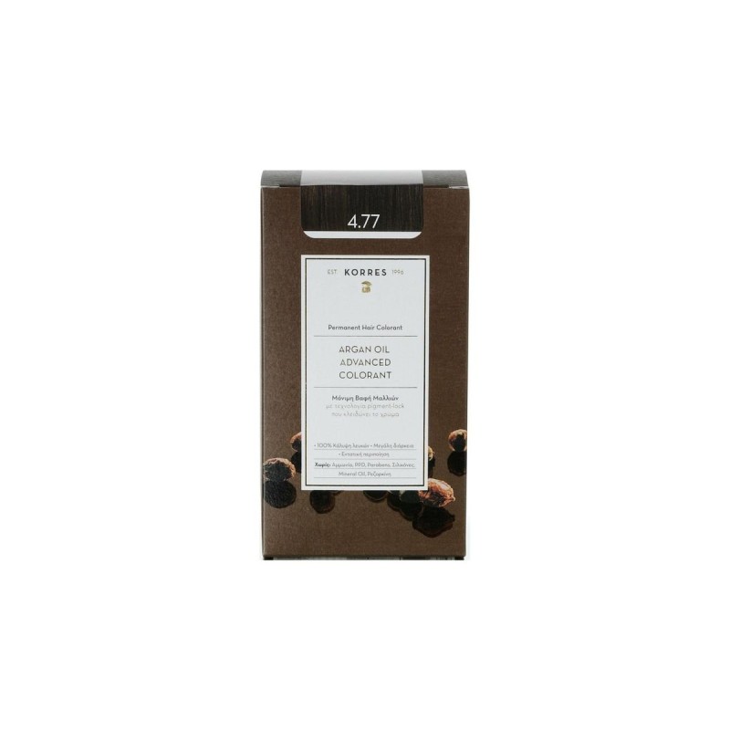 Korres Argan Oil Advanced Colorant 4.77 Σκούρο Σοκολατί