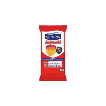 Septona Refresh Υγρά Μαντηλάκια 75% Ethanol 15 Τεμάχια