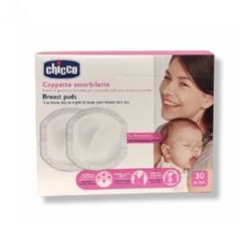 Chicco Επιθέματα Στήθους Αντιβακτηριακά 30 Τεμάχια